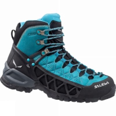 Salewa Womens Alp Flow Mid GTX Boot Venom/Bright Aqua Salewa Womens Alp Flow Mid GTX Boot Venom/Bright Aqua